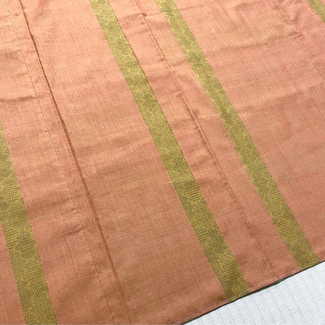 ぴよ 重要無形文化財 本場結城紬 珍色 110亀甲 証紙