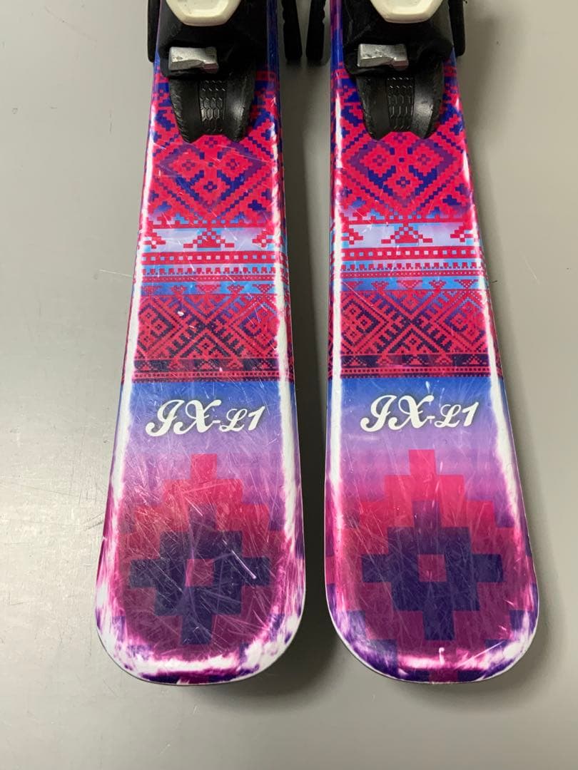 ジュニアスキー　4点セット　BXB 板118cm／ブーツ21〜21.5cm