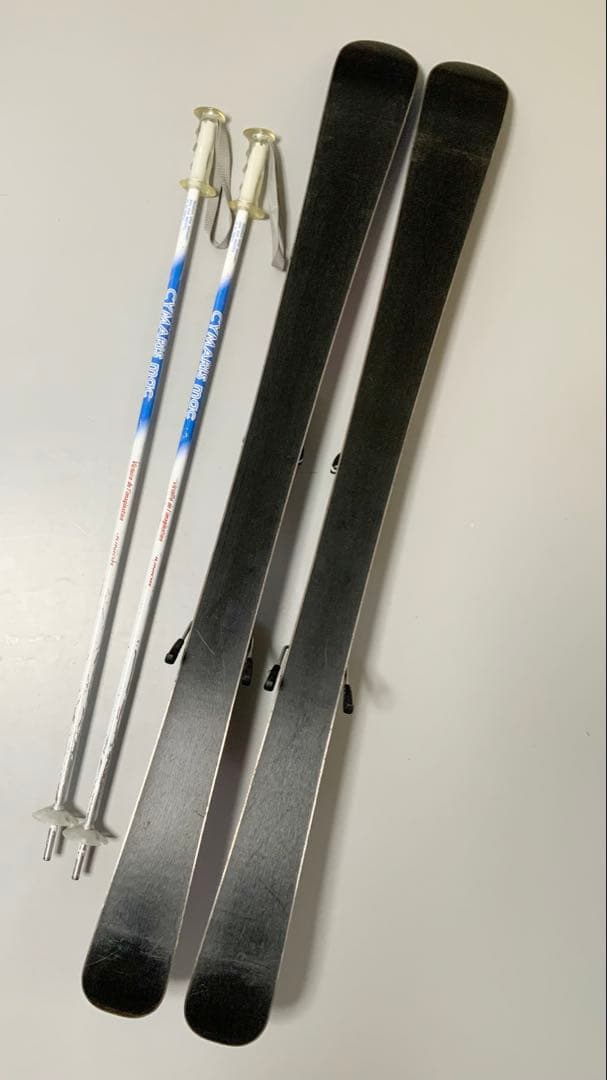 ジュニアスキー　4点セット　BXB 板118cm／ブーツ21〜21.5cm