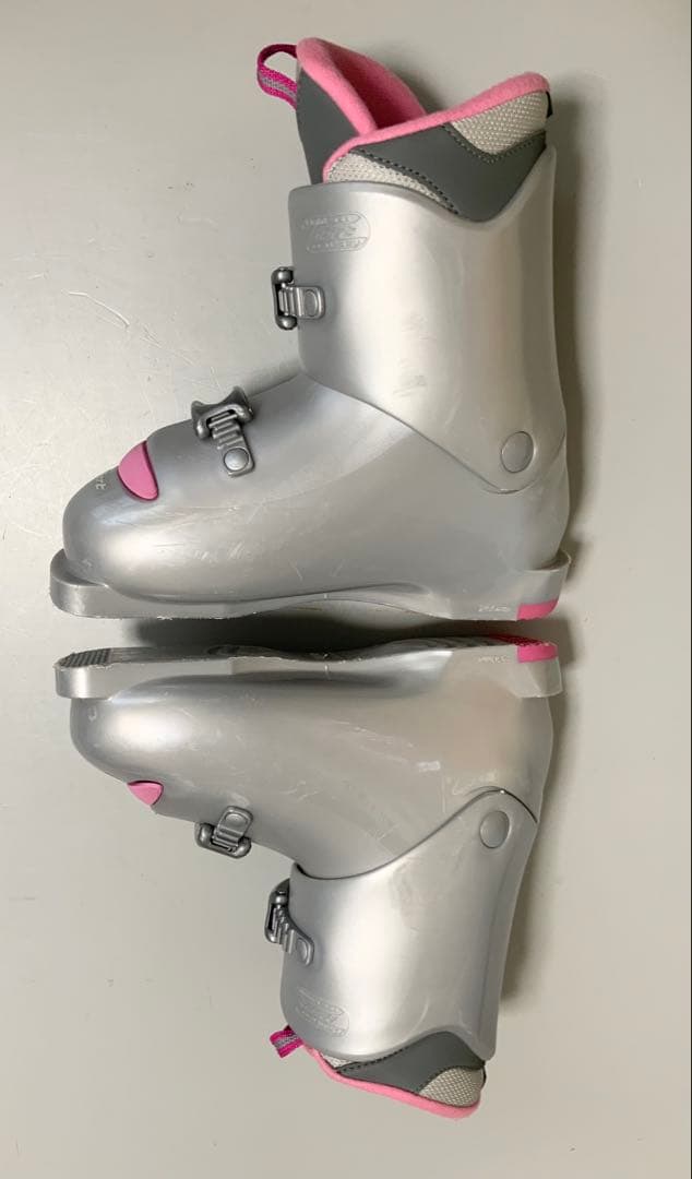 ジュニアスキー　4点セット　BXB 板118cm／ブーツ21〜21.5cm