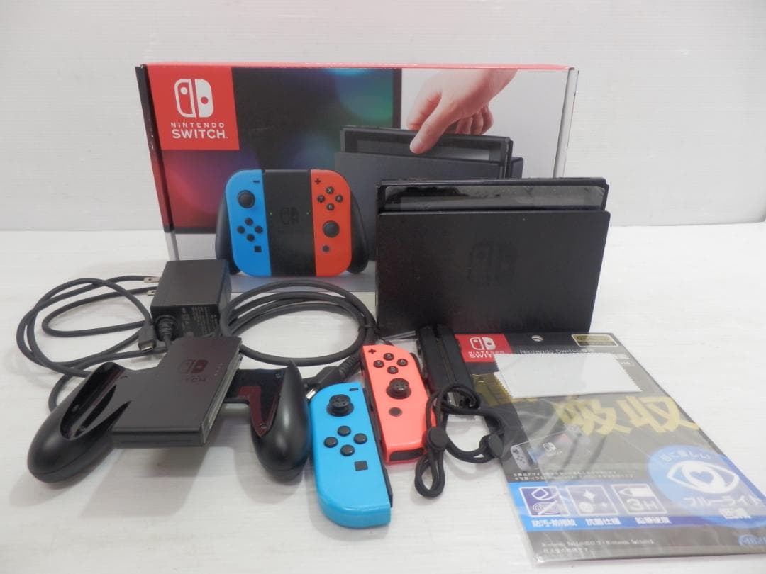 Nintendo Switch 任天堂 本体 ネオンブルー ネオンレッド 箱付き