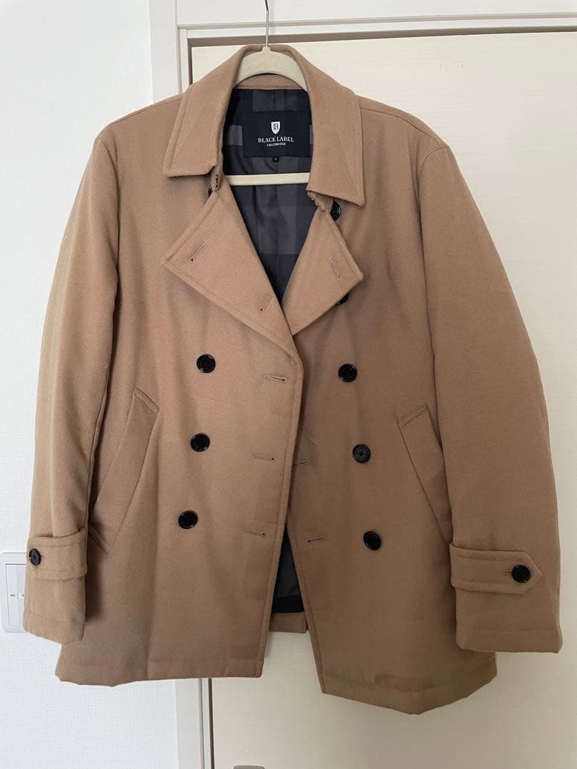BLACK LABEL CRESTBRIDGE ベージュ ピーコート M