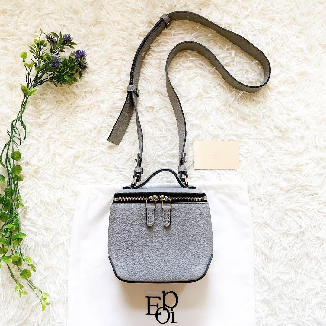 【極美品】エポイ　リツ　ミニバニティー ショルダーバッグ　2way　レザー