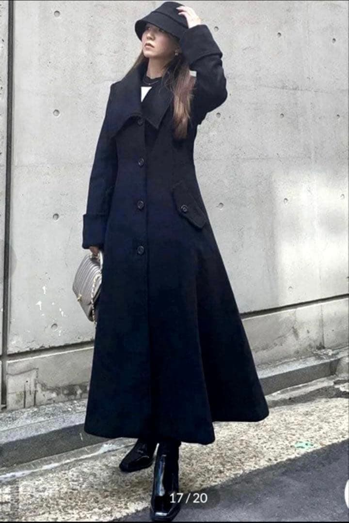 rienda クラシックシンデレララインコート