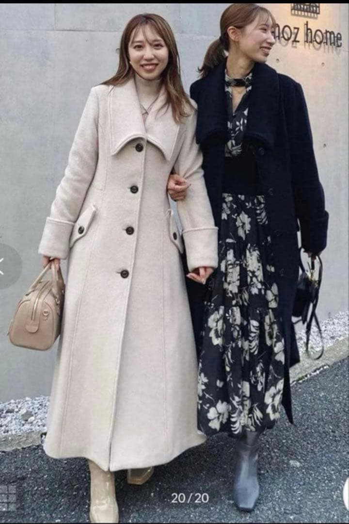 rienda クラシックシンデレララインコート