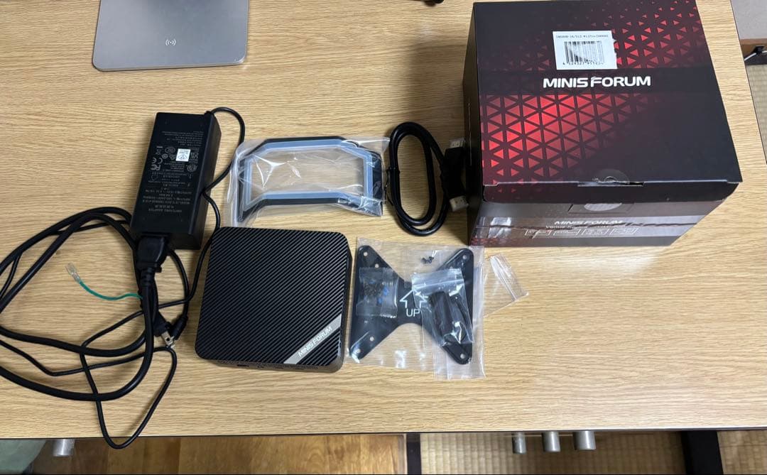 minisforum UM580B ジャンク SSD無し