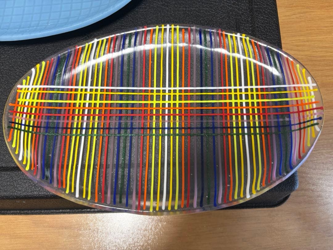 ※ toshi　田子美紀　ガラス　皿　2枚セット