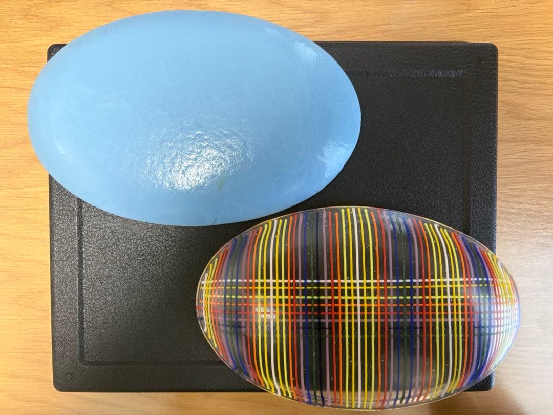 ※ toshi　田子美紀　ガラス　皿　2枚セット