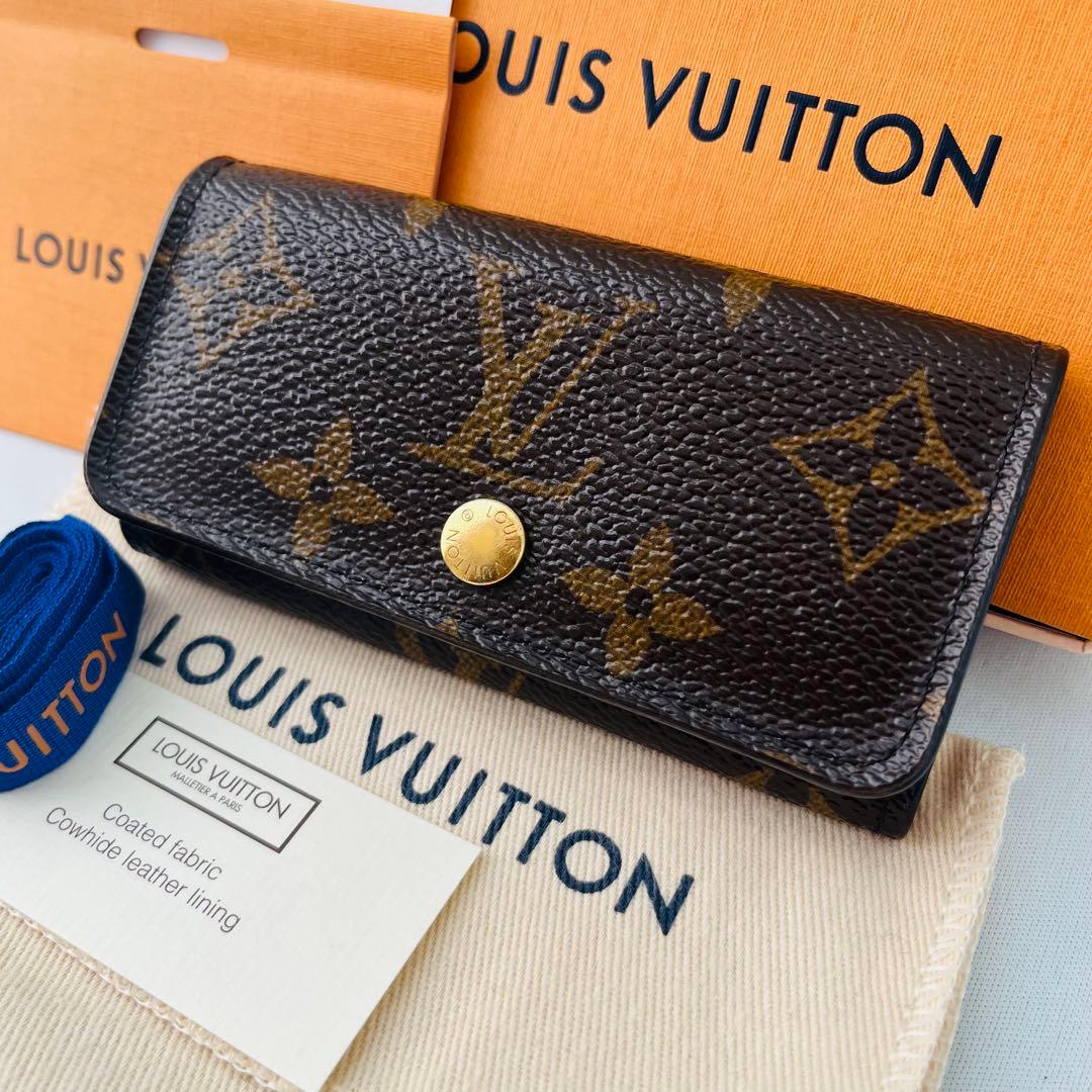 【ICチップ 付属品あり】ルイヴィトン モノグラム ミュルティクレ4連キーケース