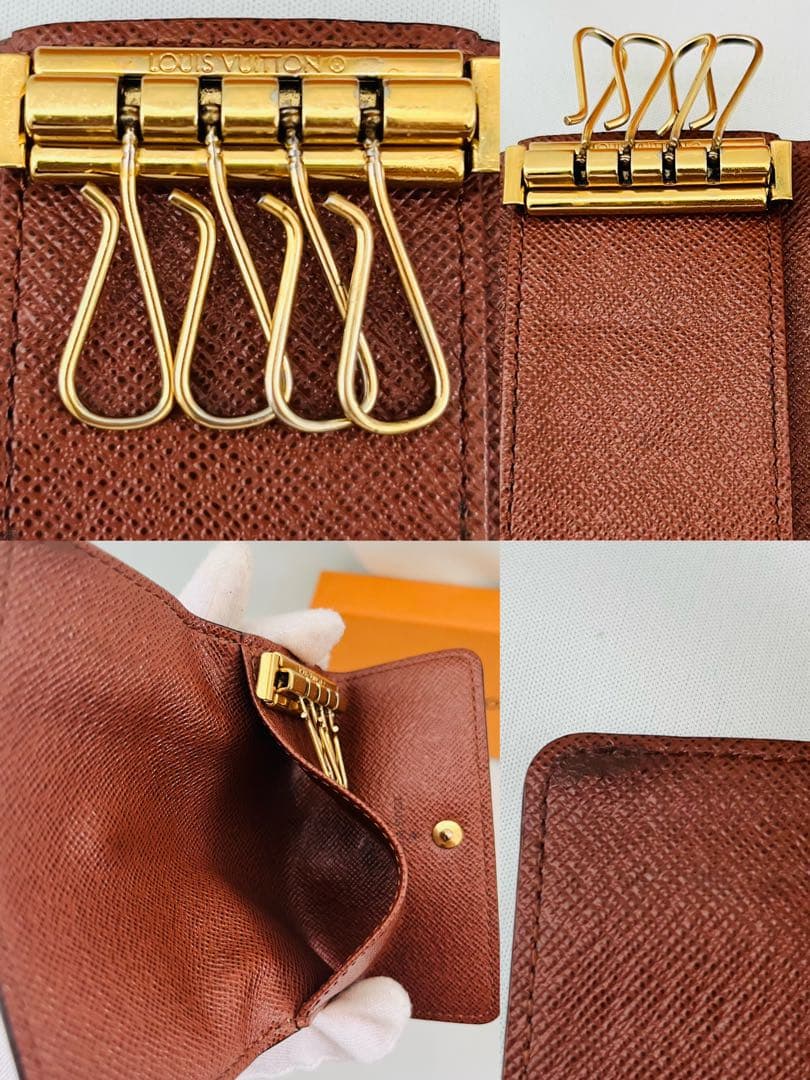 【ICチップ 付属品あり】ルイヴィトン モノグラム ミュルティクレ4連キーケース