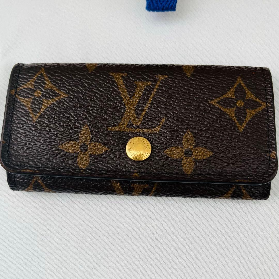 【ICチップ 付属品あり】ルイヴィトン モノグラム ミュルティクレ4連キーケース