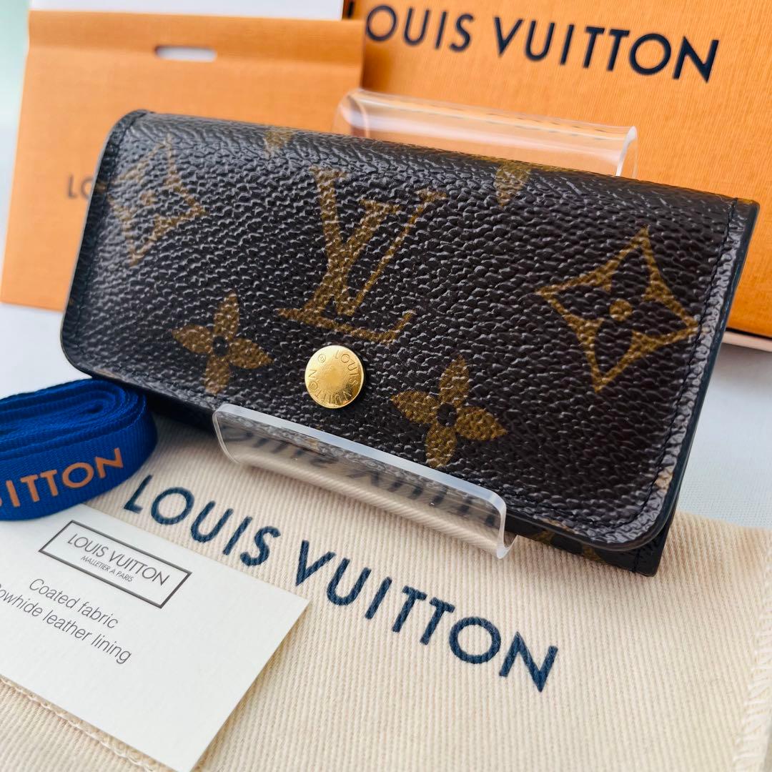 【ICチップ 付属品あり】ルイヴィトン モノグラム ミュルティクレ4連キーケース