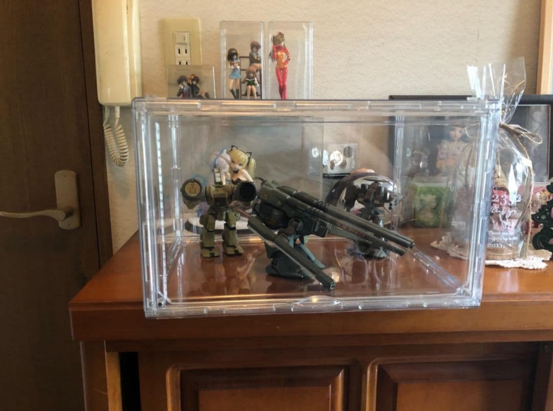 アクリル透明ケース 8 個セット 組み合わせ可・単体使用可(2-19)