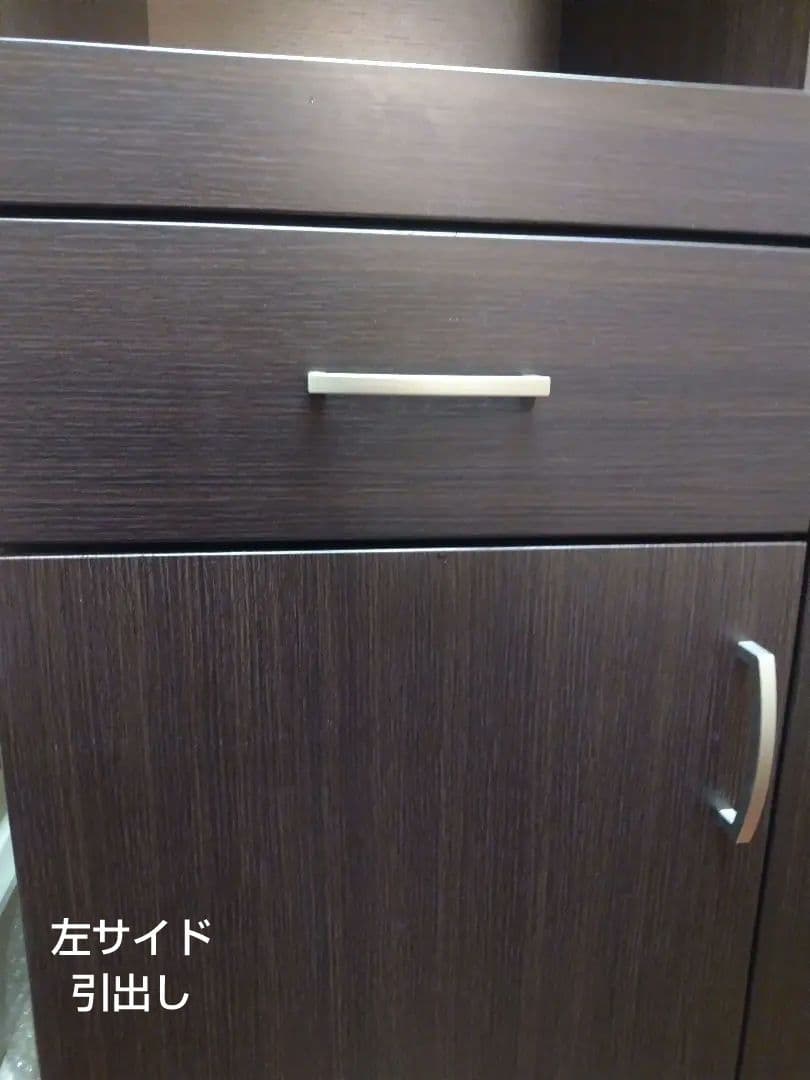 ✿ ニトリ レンジボード 食器棚 コパン 80MRB DBR 美品 送料込み