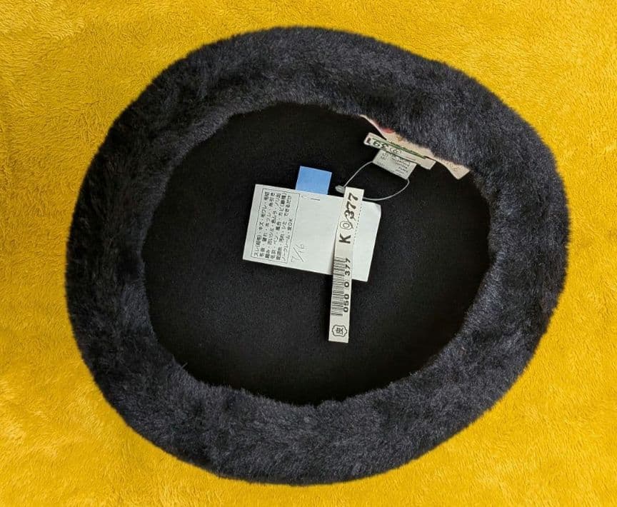 【日本製】CA4LA（カシラ）レディースウール100%帽子☆クリーニング済