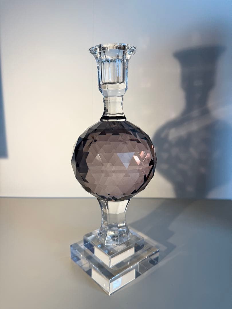 「未使用」ボーコンセプトBoconcept/ガラスキャンドルスタンド