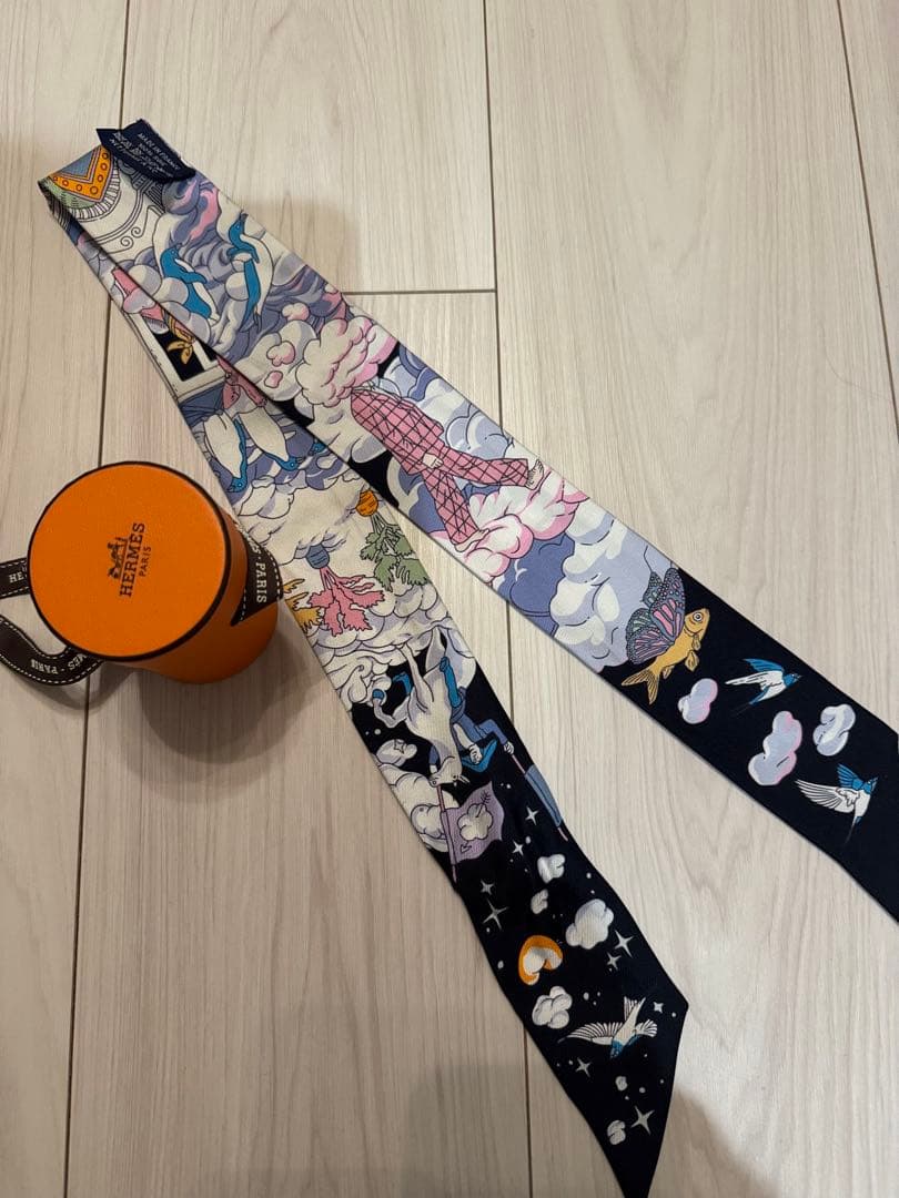 エルメスツイリー黒私の雲SUR MON NUAGEうさぎ