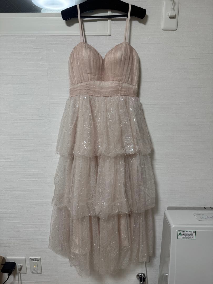 【ROBE de FLEURS】 【ローブドフルール】ピンクベージュ　Lサイズ