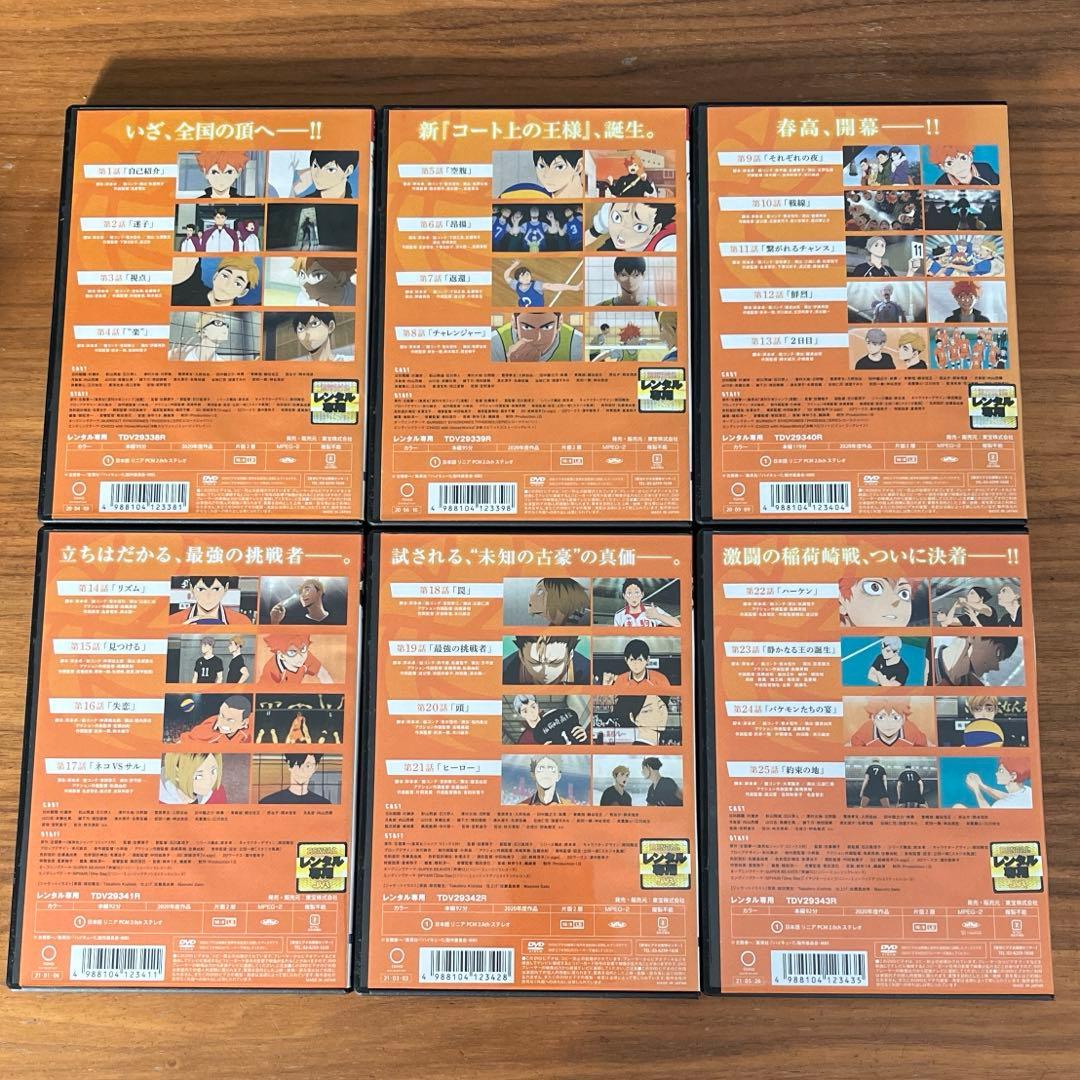 ハイキュー!!TO THE TOP 全6巻＋劇場版　ゴミ捨て場の決戦 DVD