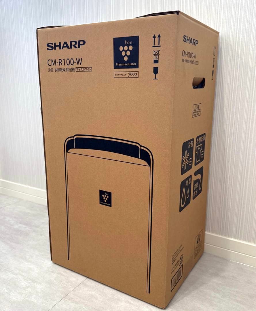 SHARP シャープ CM-R100-W 衣類乾燥 除湿機 冷風 新品未使用