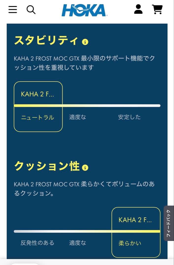 AY様　連休中特価！　HOKA W KAHA 2 FROST 24.5センチ