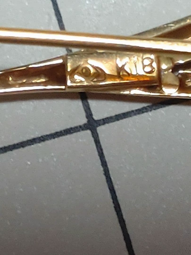k18ブローチ3g