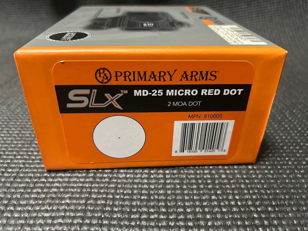PRIMARY ARMS SLX MD-25 マイクロレッドドットサイト