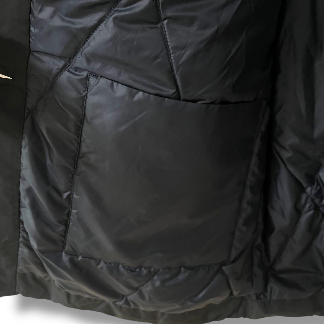 マックスマーラ ウィークエンド ブラック ノーカラー コート