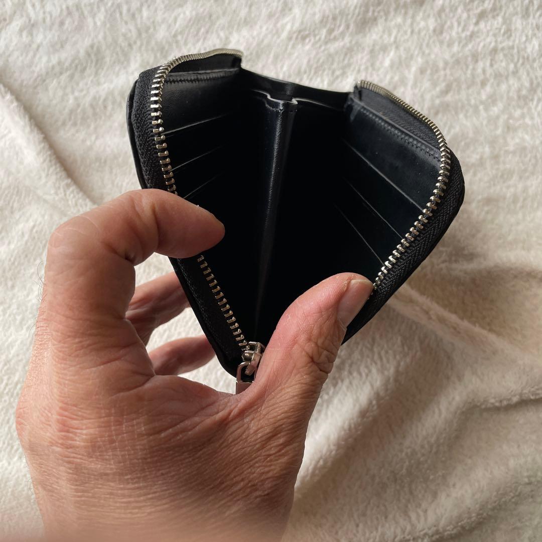 ナイルクロコダイルＬ字ファスナーハーフウォレット革芸人