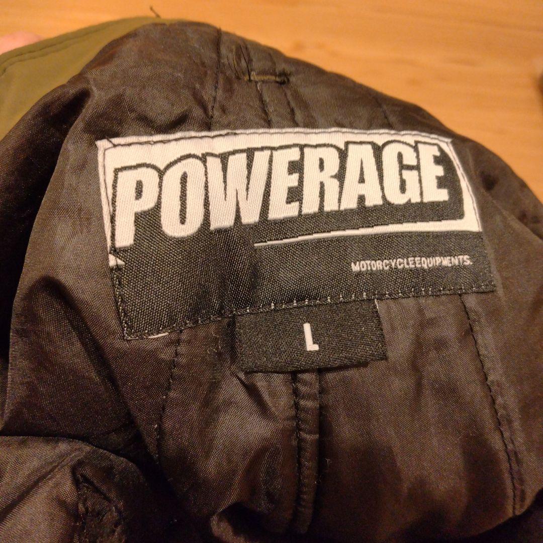 パワーエイジ　スマートカーゴパンツ　オリーブ　Lサイズ