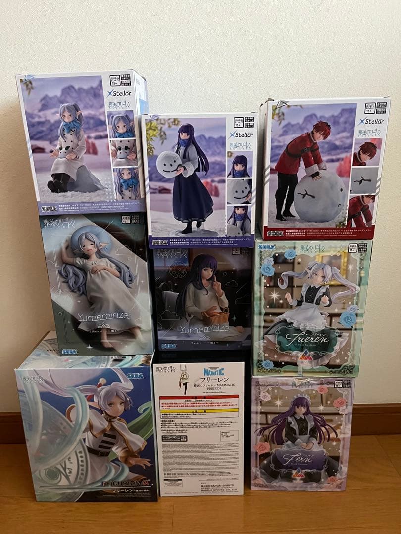 プライズフィギュア 葬送のフリーレン　まとめ売り　9体セット