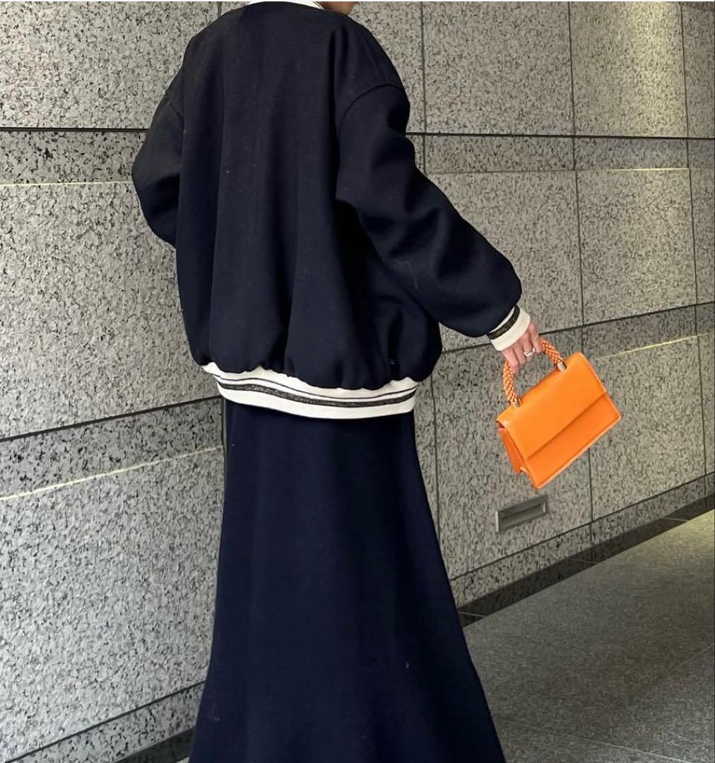 新品 COEL コエル Cワッペンスタジャン ブルゾン 36