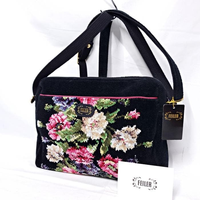 【美品】 FEILER フェイラー ラビリンス クロスボディ ショルダーバッグ