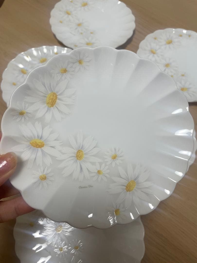 Christian Dior デイジー柄 食器セット 6枚