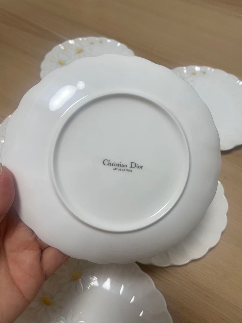 Christian Dior デイジー柄 食器セット 6枚