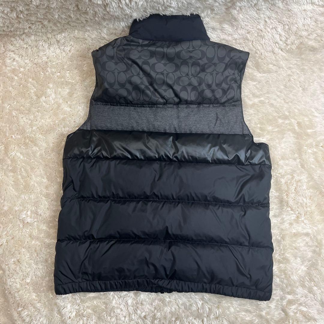コーチ　COACH ダウンベスト　シグネチャー　Cロゴ　黒　ブラック　C5036