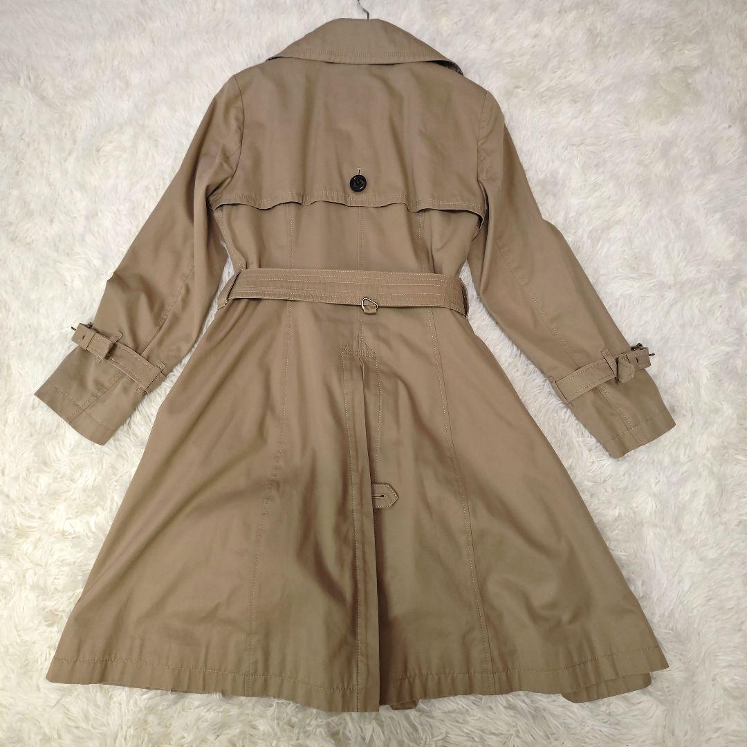 希少✨バーバリーブルーレーベル　トレンチコート　ノバチェック　ロング　42　XL