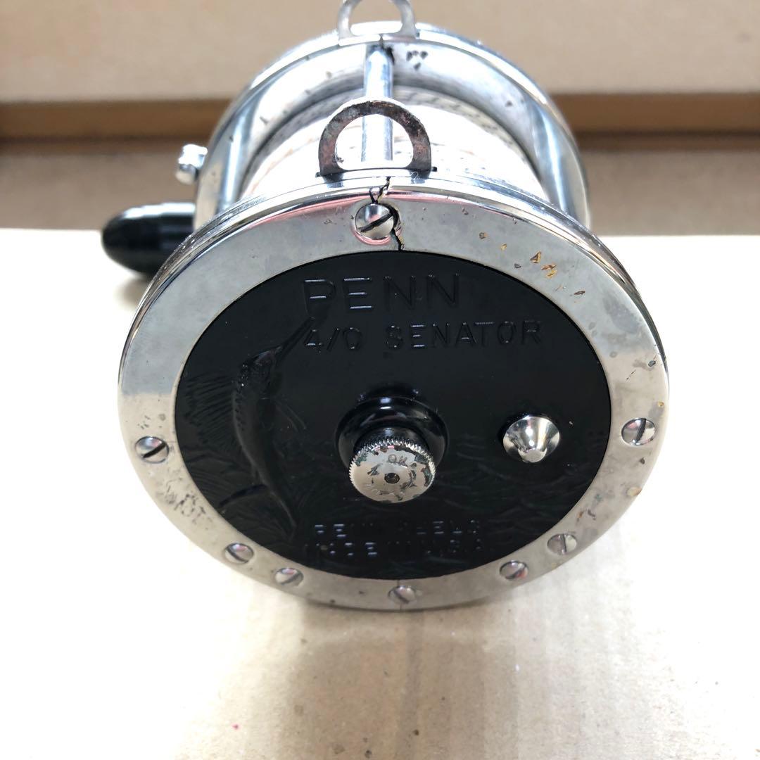 Penn ペン セネター 113 4/0 リール ドラグハンドル ジャンク品