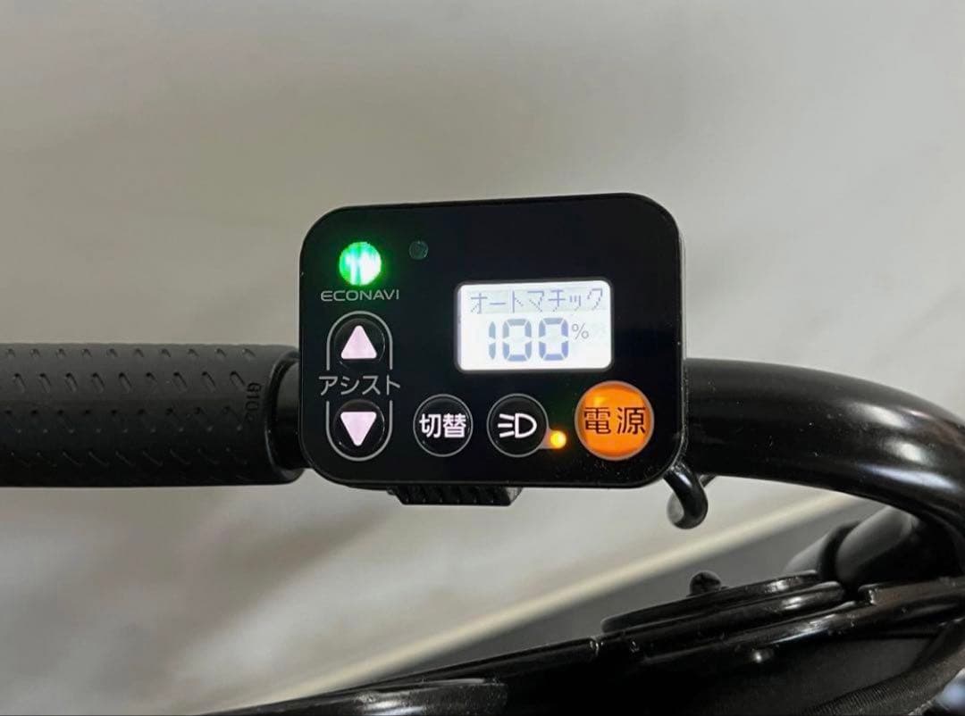 1年保証 新型　パナソニック　ギュットミニ　gutto 黒色　電動アシスト自転車