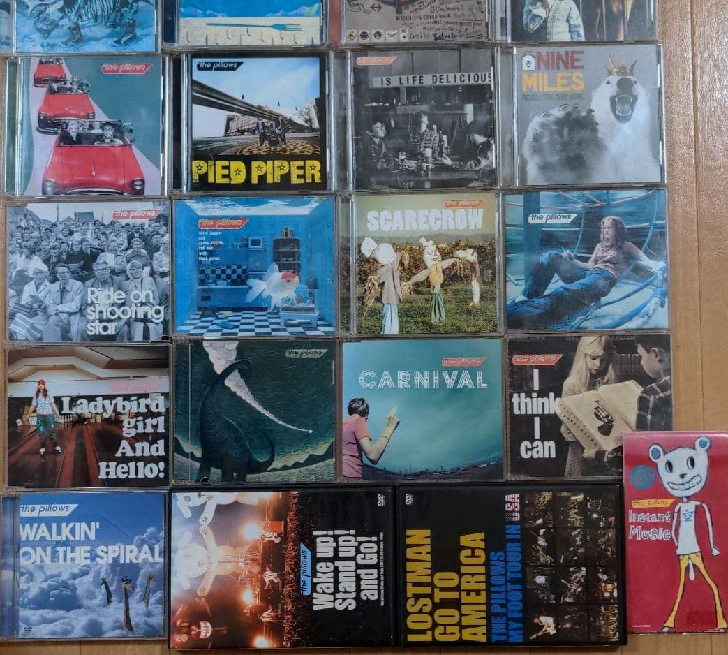 【the pillows】サイン・会報・Tシャツ　ピロウズ　34CD DVD