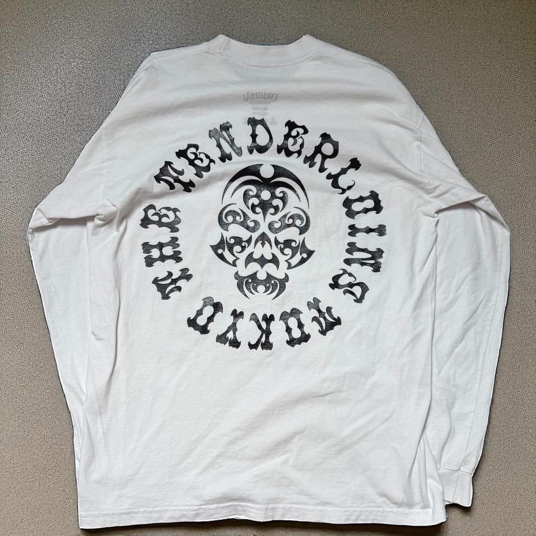 TENDERLOIN ボルネオスカル　ロンT ホワイト　白