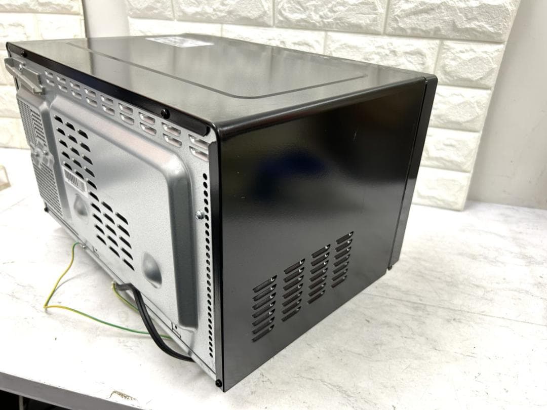 フラットオーブンレンジ16L ニトリ 2025年製 BK2C04 BK *