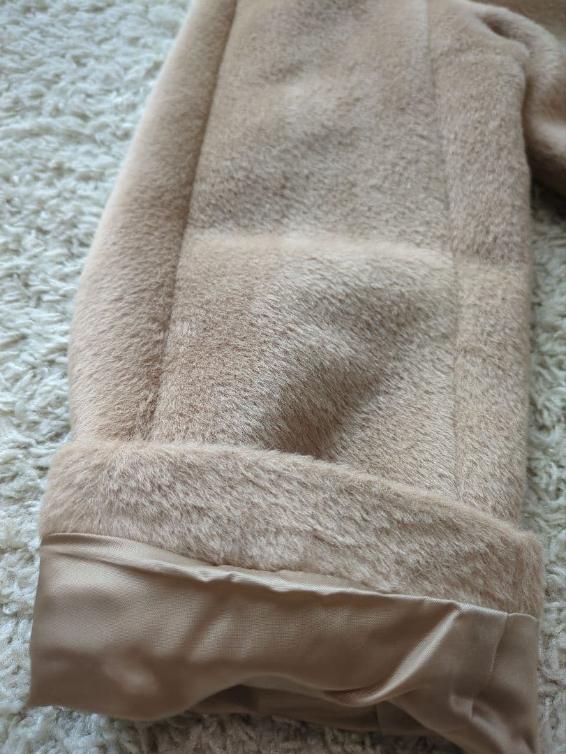 【美品】ANAYI　アナイ　シャギーコクーンコート　現行　タグ　女優襟