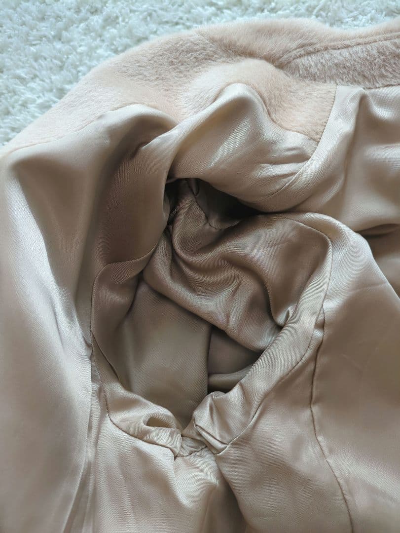 【美品】ANAYI　アナイ　シャギーコクーンコート　現行　タグ　女優襟