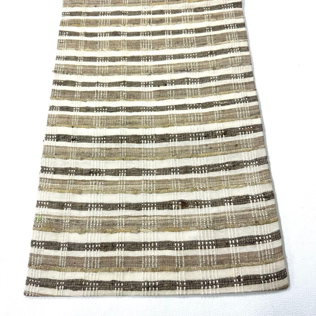 専用帯6067 ●高級 正絹 ムガシルク 野山蚕 全通 名古屋仕立て 名古屋帯