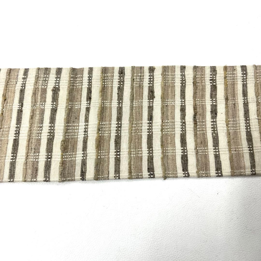 専用帯6067 ●高級 正絹 ムガシルク 野山蚕 全通 名古屋仕立て 名古屋帯