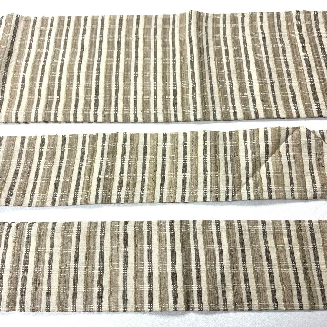 専用帯6067 ●高級 正絹 ムガシルク 野山蚕 全通 名古屋仕立て 名古屋帯