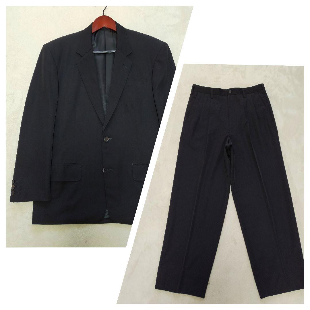 美品　80S 90S　Y'S　黒無地　2Bスーツ　セットアップ