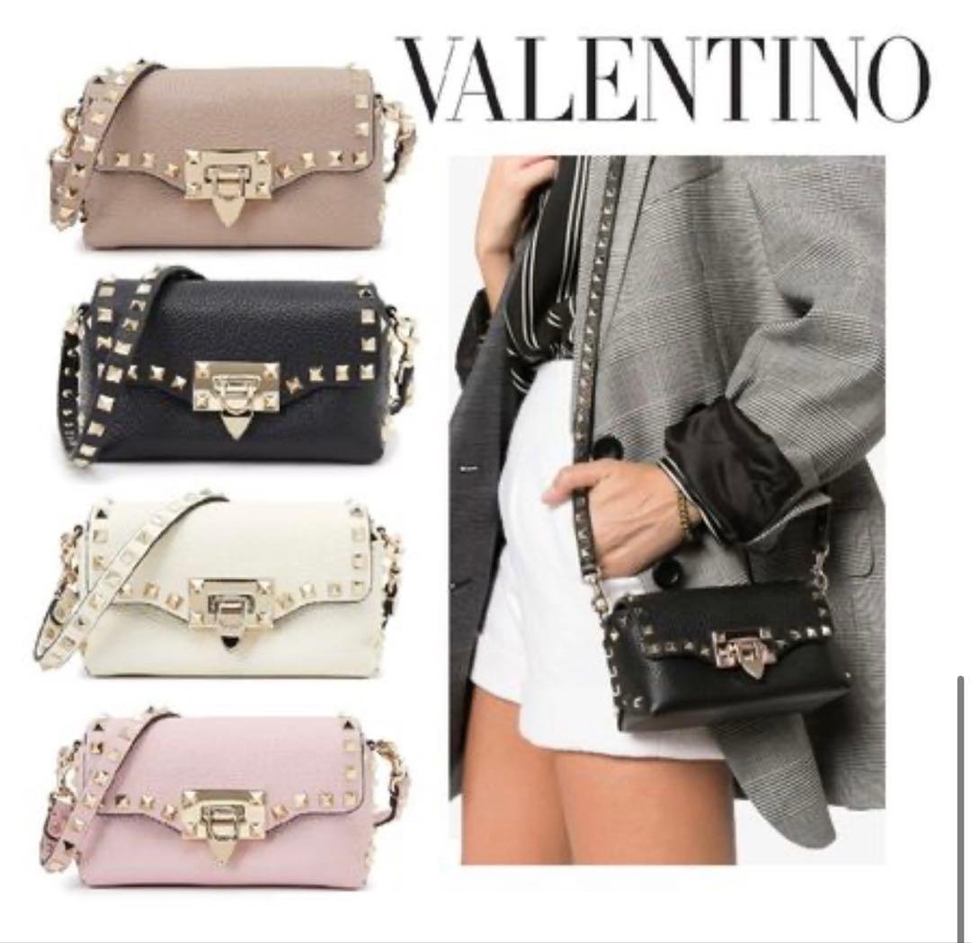 VALENTINO ロックスタッズ ミニクロスボディバッグ