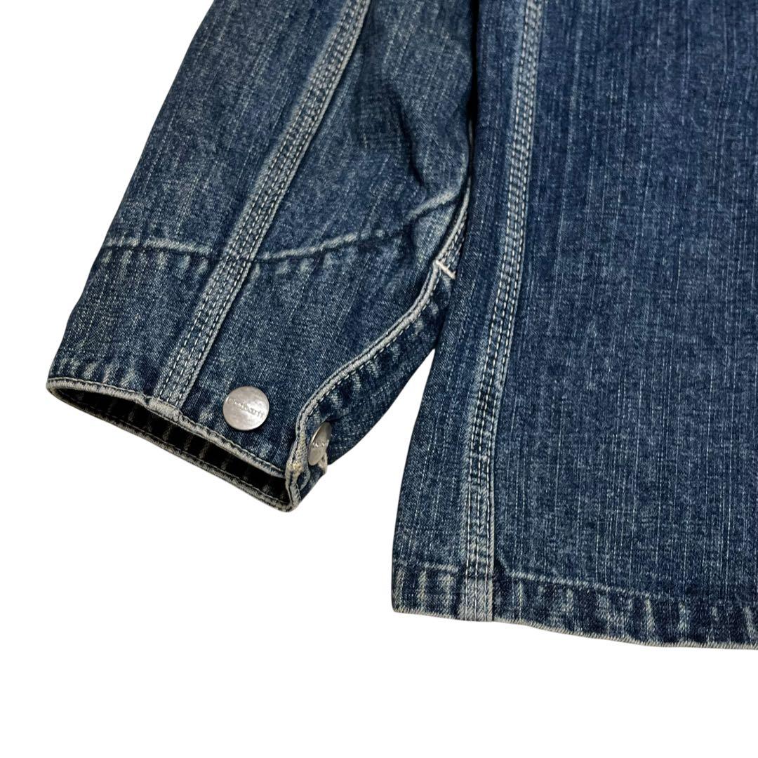 Carhartt カバーオール デニム M インディゴ 濃紺 ボタンロゴ
